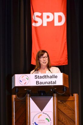 Martina Werner, Europakandidatin des Bezirks Hessen Nord 2014