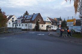 Für Fußgänger unübersichtlich: Die Kreuzung Heiligenröder Straße / Auf der Insel